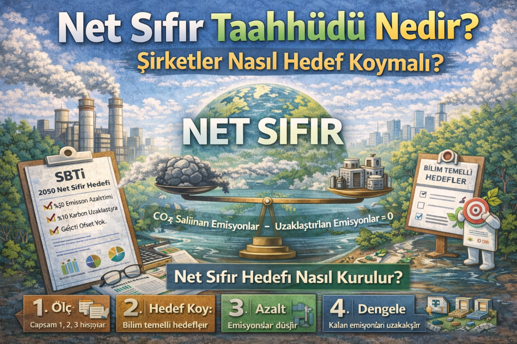 Net Sifir Taahhüdü Nedir? Sirketler Nasil Hedef Koymali?